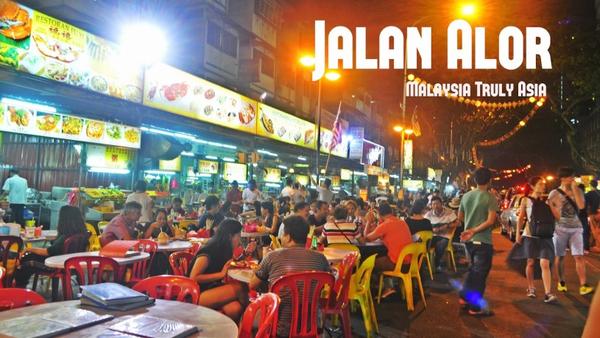 Nhộn nhịp thiên đường ẩm thực Jalan Alor Kuala Lumpur