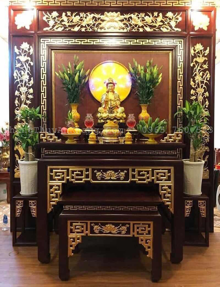 Bàn thờ Phật bao gồm những gì? Cách bài trí bàn thờ Phật chuẩn