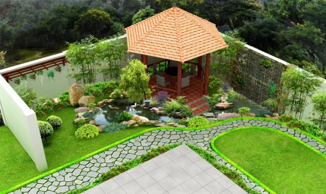 Chuyên thiết kế thi công tiểu cảnh sân vườn đẹp tại quận Tân Bình