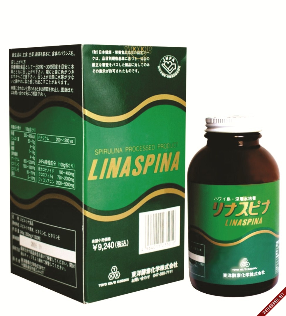 Tảo linaspina TPCN từ Nhật bản, được sản xuất theo PPThủy canh tầng sâu
