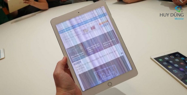 Nguyên do iPad bị sọc màn hình lcd