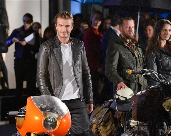 David Beckham nam tính với phong cách biker mạnh mẽ