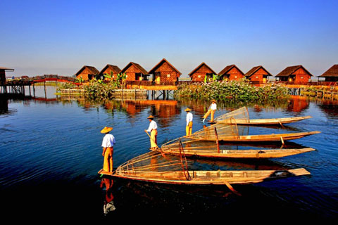 Khám phá cảnh đẹo hồ Inle với tour Myanmar tự túc