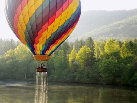 Asheville Mỹ địa danh ngắm cảnh bằng khinh khí cầu ở Bắc Carolina