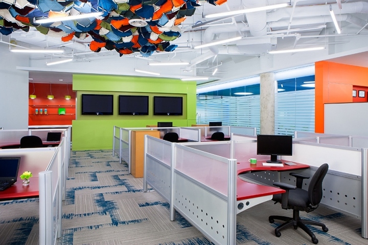 Tham khảo mẫu thiết kế nội thất văn phòng xanh