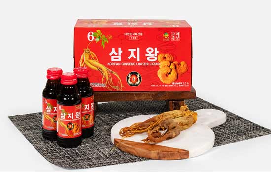 Công dụng nước hồng sâm linh chi KGS Korea
